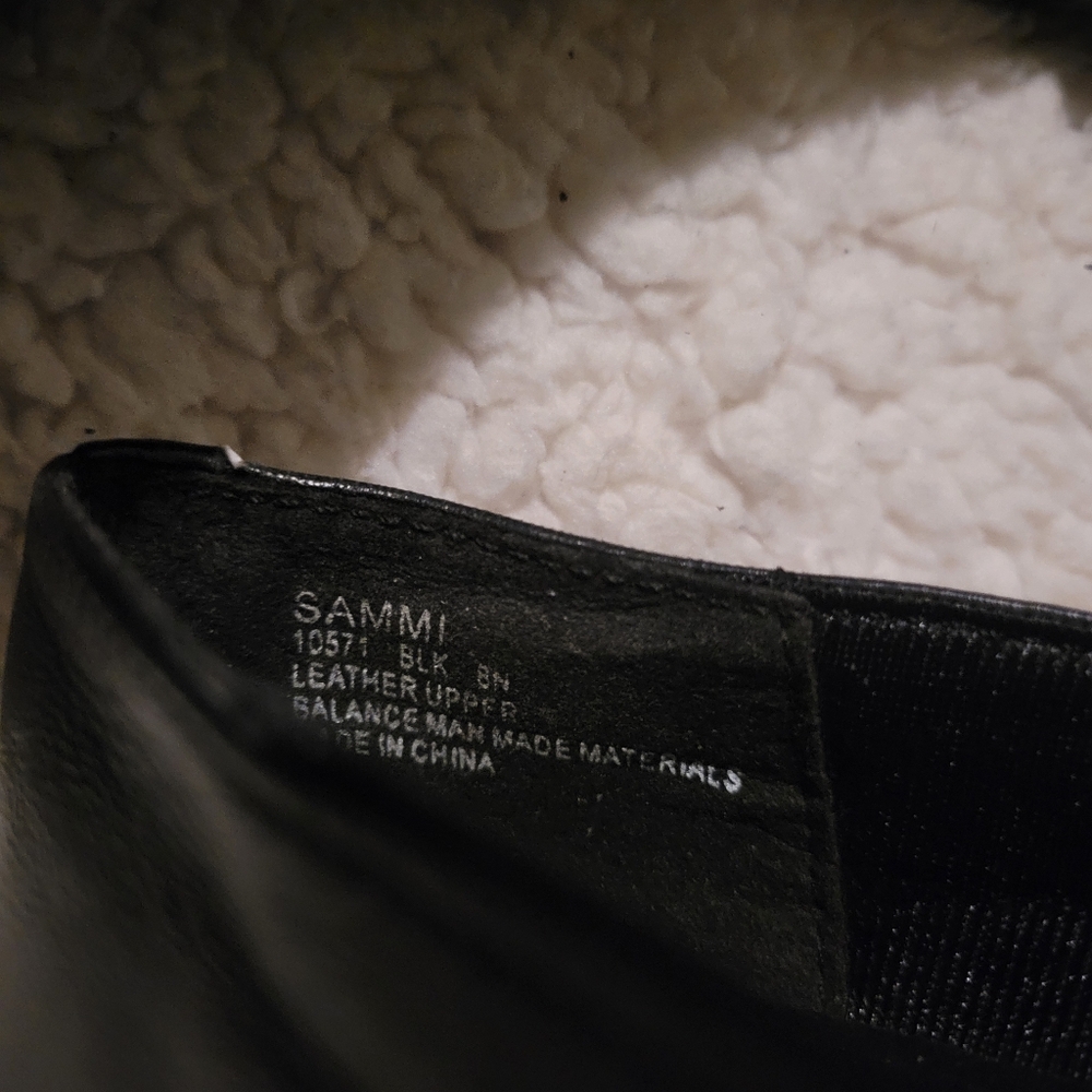 WOMENS S.R.O. SAMMI LEATHER HEEL PUMPS BLACK SIZE 8 - Picture 12 of 13